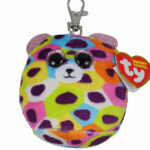 ty toys giselle leopard squishy beanie clip