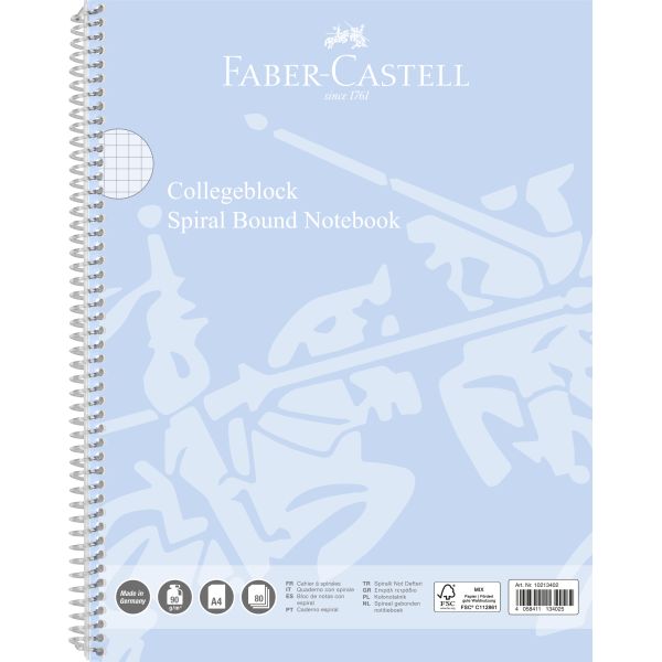 Notepad Spiral-Bound A4, Squared