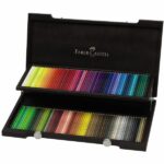 polychromos colour pencil, wooden case of 120