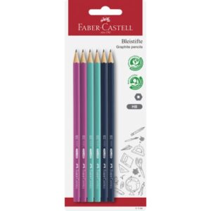 6 Pack HB Graphite Pencils