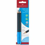 2 jumbo grip two tone pencils
