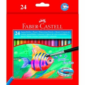 Faber Castell Water-Soluble Colouring Pencils