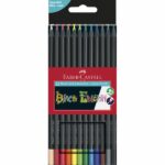 12 faber castell black edition colour pencils