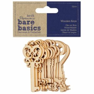 Wooden Keys (12 Pieces) Bare Basics