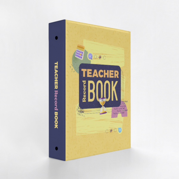 teacher record book 4 ring binder