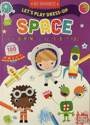 let's play dress up space colouring & activity book