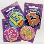 13th birthday badge