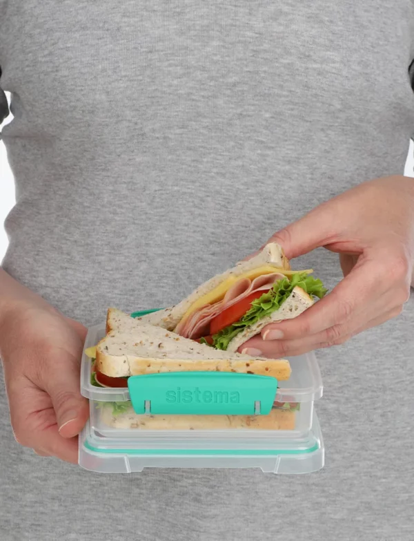 sistema sandwich lunch box