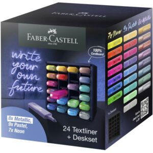 24 Textliners & Deskset
