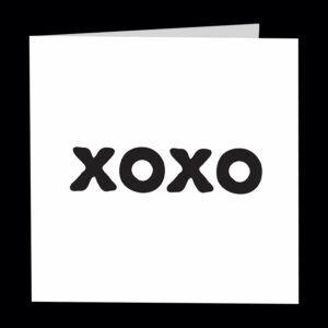"xoxo" Card