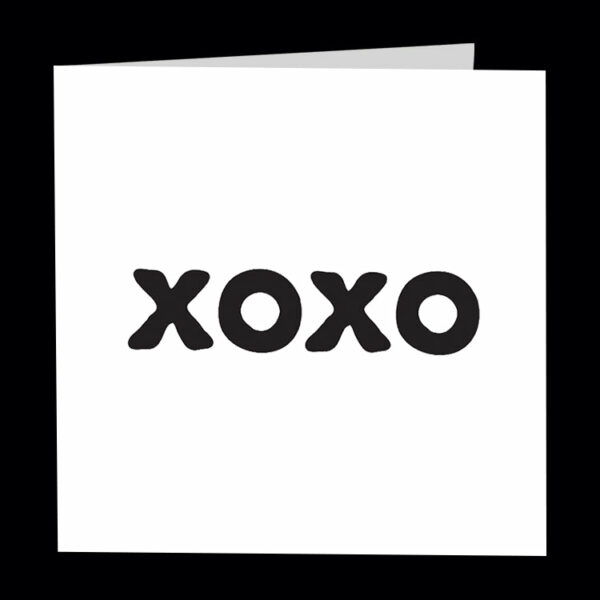 "xoxo" Card
