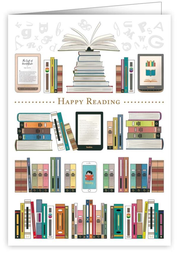 Happy Reading Books & Kindle Card