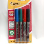 bic marking permanent markers assorted pack of 4