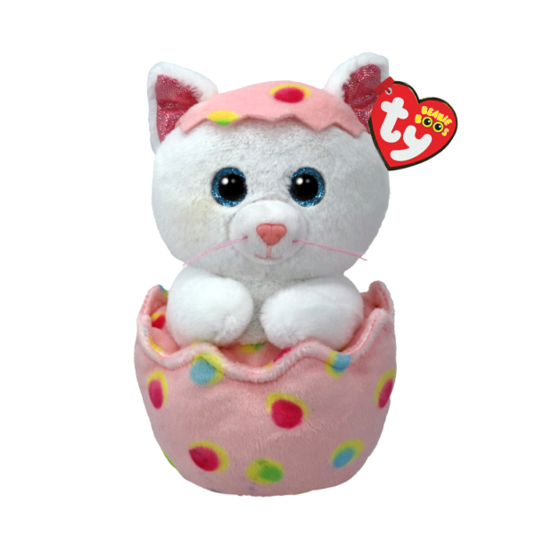 TY Giggles cat in egg