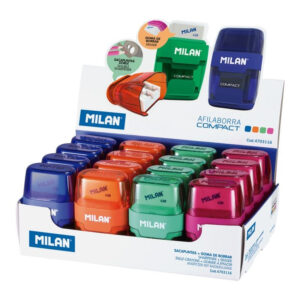 Milan Compact Sharpener Eraser Combo