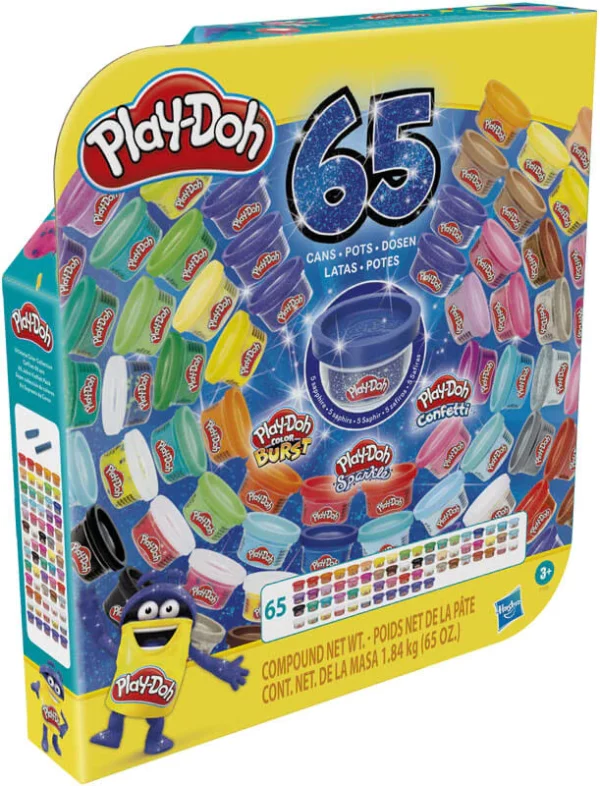 play doh ultimate assorted colours collection 65 pack