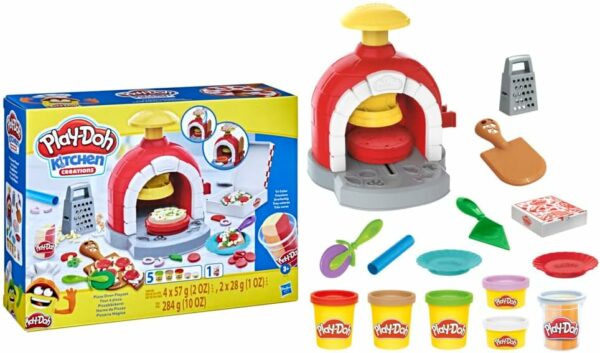 play doh kitchen creations pizza oven playset