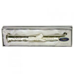 silver plated wedding certificate holder