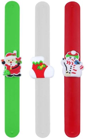 christmas snap bracelet