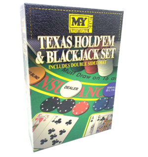 texas hold'em & blackjack set