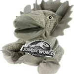 jurassic world triceratops hand puppet peluche 25cm