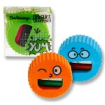 emotionery novelty eraser & sharpener yum (assorted colours)