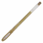uniball signo pen gold .8mm fine