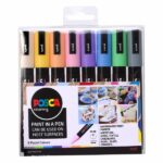 posca set of 8 pastel colours