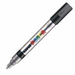 posca silver medium line marker