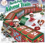 the elf on the shelf north pole advent train