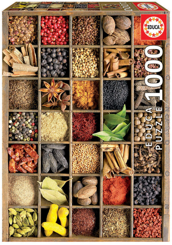 educa borras 1000 piece spices jigsaw puzzle, multi