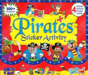 pirates sticker activity carry case