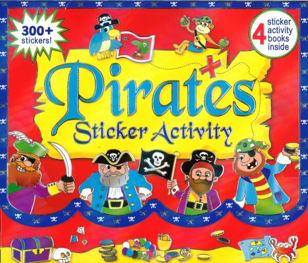 pirates sticker activity carry case