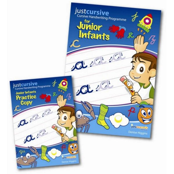 just cursive handwriting junior infants (book & practice copy set)