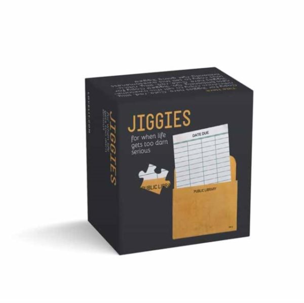 Library Card Jiggie Die-Cut 85-Piece Jigsaw Puzzle