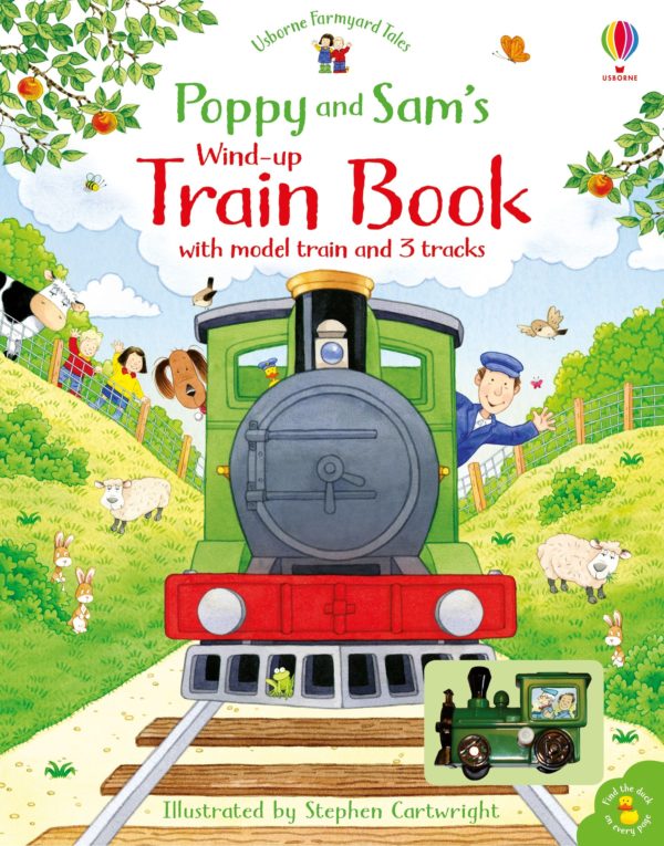 Poppy and Sam's Wind-up Train Book - Usborne Farmyard Tales