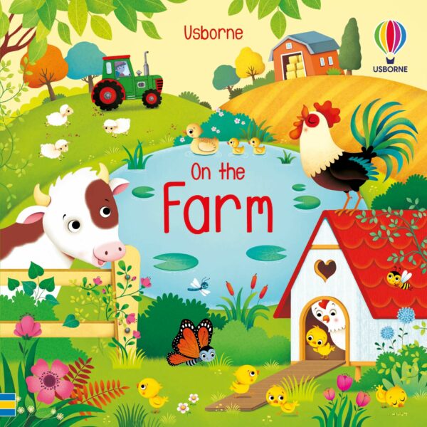 book and 3 jigsaws: on the farm