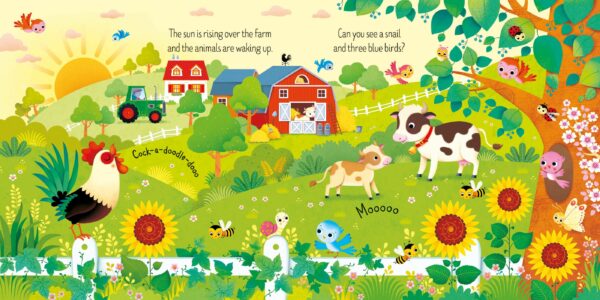 book and 3 jigsaws: on the farm