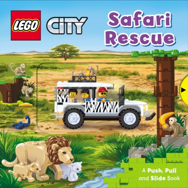 LEGO (R) City. Safari Rescue : A Push, Pull and Slide Book