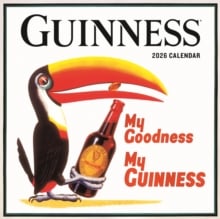 Guinness Poster Art Square Wall Calendar