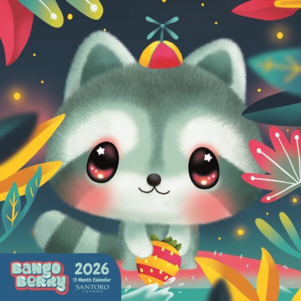 Bango Berry Square Wall Calendar 2026