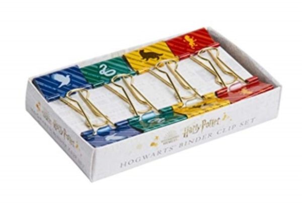 Harry Potter: Hogwarts Binder Clips : Set of 8
