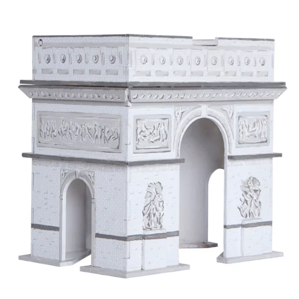 paris: arc de triomphe 3d wood model