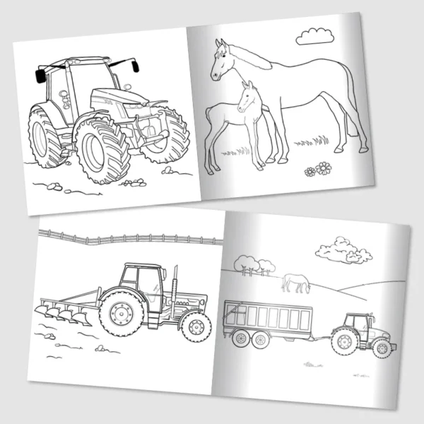 tractor ted farm fun colouring book