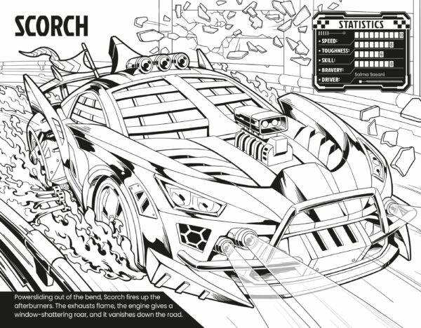 colour your own supercars