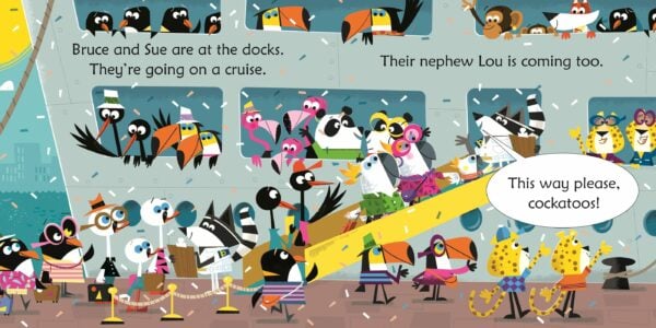 cockatoos on a cruise