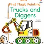 first magic painting trucks and diggers