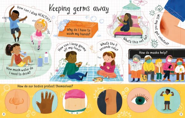 lift the flap questions and answers about germs