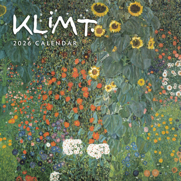 klimt 2026 square wall calendar