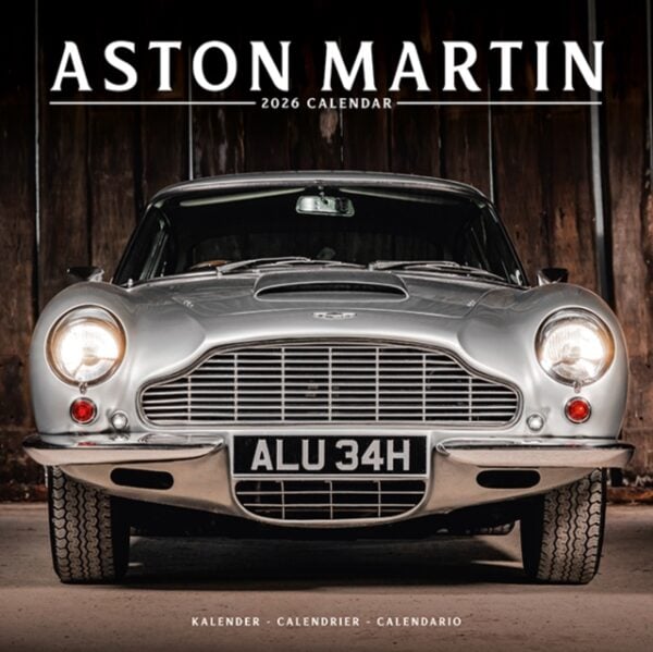Aston Martin Calendar 2026 Square Car Wall Calendar - 16 Month
